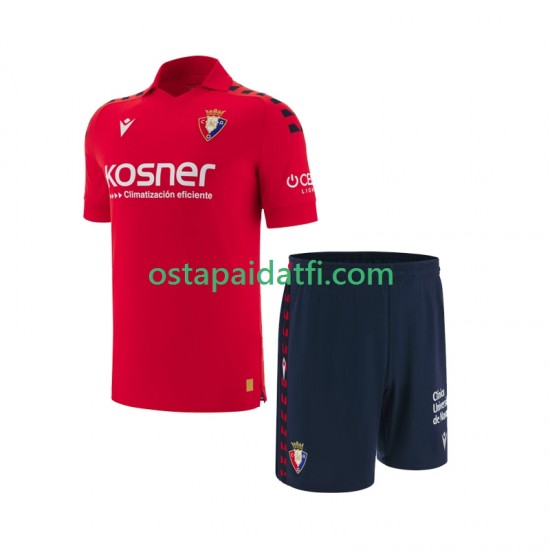 CA Osasuna Lapset Kotipeli Jalkapallopaidat 2025-2026 Lyhythihainen