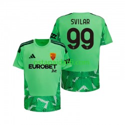 AS Roma Miehet Maalivahdin Kotipeli Jalkapallopaidat 2026-2027 Mile Svilar 99 Lyhythihainen