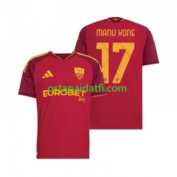 AS Roma Miehet Kotipeli Jalkapallopaidat 2026-2027 Manu Kone 17 Lyhythihainen