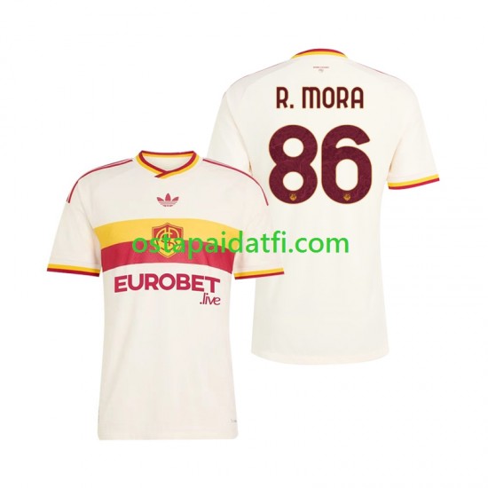 AS Roma Miehet Vieraspeli Jalkapallopaidat 2026-2027 Rodrigo Mora 86 Lyhythihainen