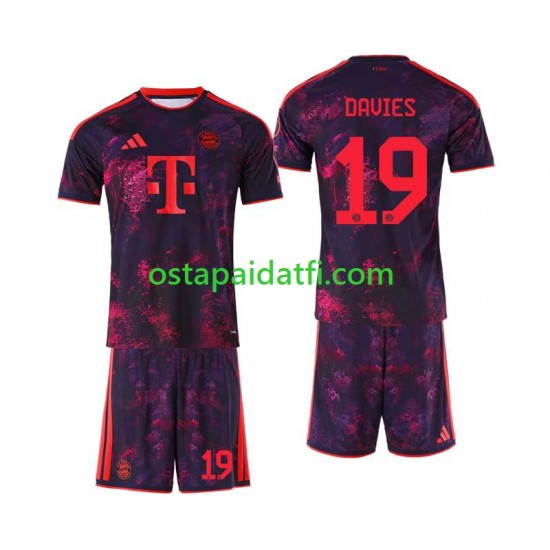 FC Bayern München Lapset Kolmaspeli Jalkapallopaidat 2026-2027 Alphonso Davies 19 Lyhythihainen