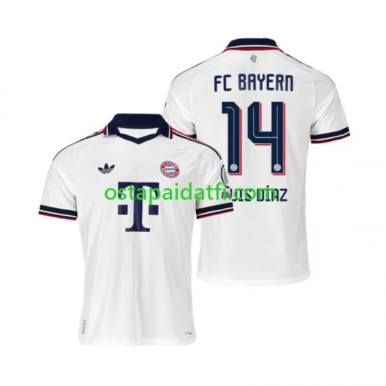 FC Bayern München Miehet Vieraspeli Jalkapallopaidat 2026-2027 Luis Diaz 14 Lyhythihainen