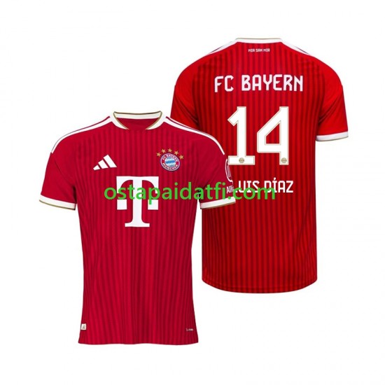 FC Bayern München Miehet Kotipeli Jalkapallopaidat 2026-2027 Luis Diaz 14 Lyhythihainen