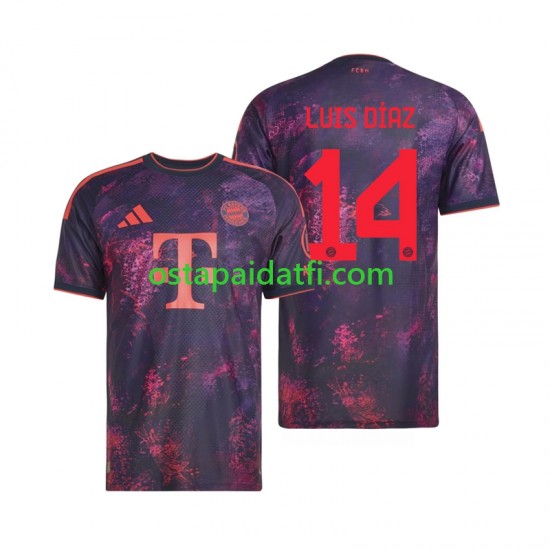 FC Bayern München Miehet Kolmaspeli Jalkapallopaidat 2026-2027 Luis Diaz 14 Lyhythihainen
