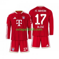 FC Bayern München Lapset Kotipeli Jalkapallopaidat 2026-2027 Michael Olise 17 Pitkähihainen