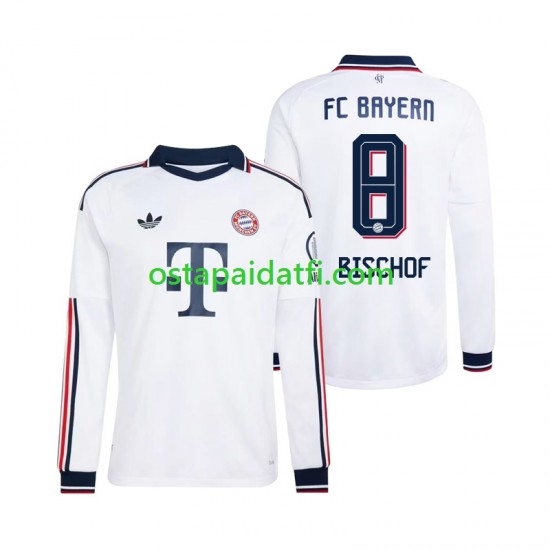 FC Bayern München Miehet Vieraspeli Jalkapallopaidat 2026-2027 Tom Bischof 8 Pitkähihainen