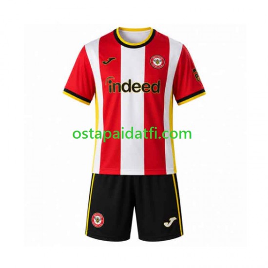 Lapset Kotipeli Jalkapallopaidat 2026-2027 Brentford Lyhythihainen