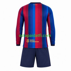 FC Barcelona Lapset Kotipeli Jalkapallopaidat 2026-2027 Pitkähihainen