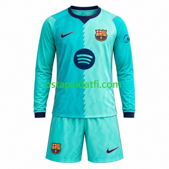 FC Barcelona Lapset Kolmaspeli Jalkapallopaidat 2026-2027 Pitkähihainen