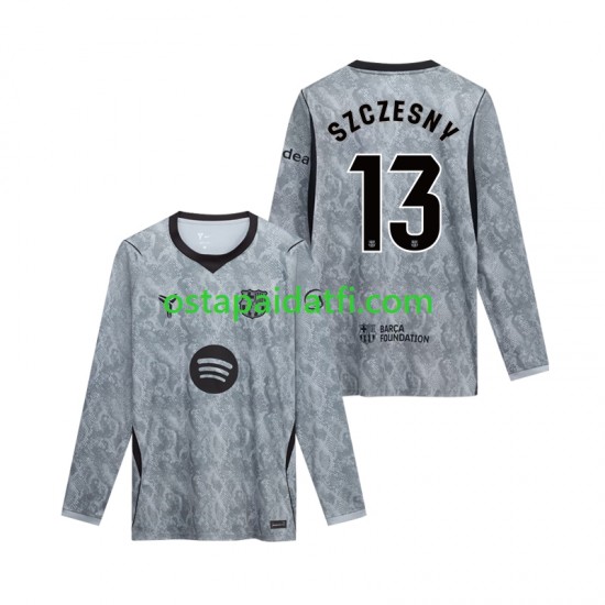 FC Barcelona Miehet Maalivahdin Vieraspeli Jalkapallopaidat 2026-2027 Wojciech Szczesny 13 Pitkähihainen