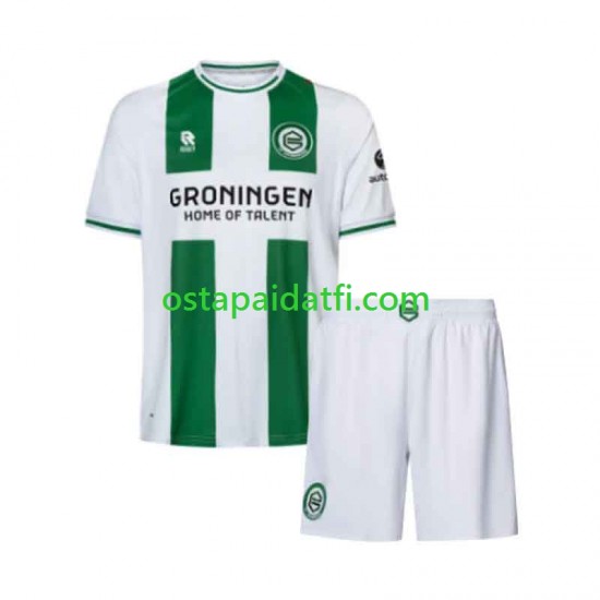 Lapset Kotipeli Jalkapallopaidat 2026-2027 Groningen Lyhythihainen