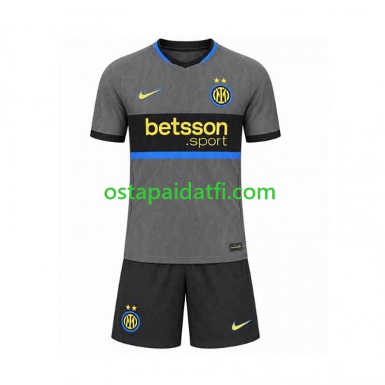 Inter Milan Lapset Kolmaspeli Jalkapallopaidat 2026-2027 Lyhythihainen