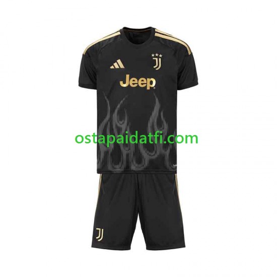 Juventus Lapset Kolmaspeli Jalkapallopaidat 2026-2027 Lyhythihainen