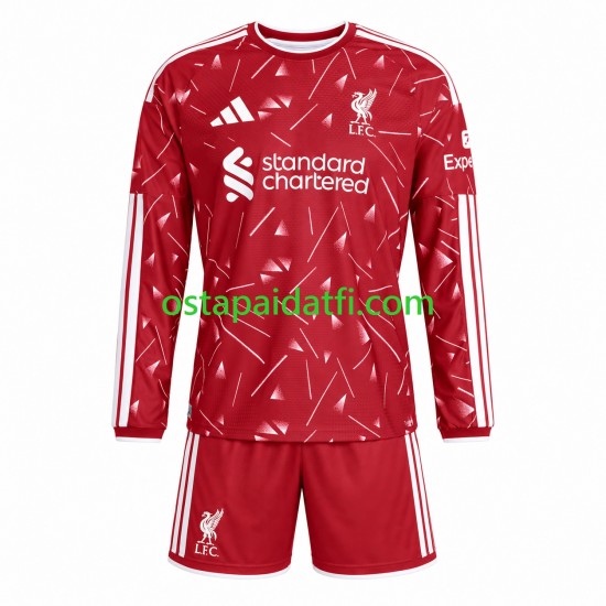 Liverpool Lapset Kotipeli Jalkapallopaidat 2026-2027 Pitkähihainen