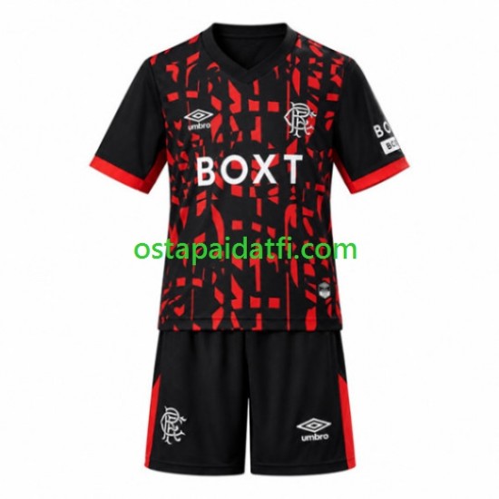 Rangers Lapset Kolmaspeli Jalkapallopaidat 2026-2027 Lyhythihainen