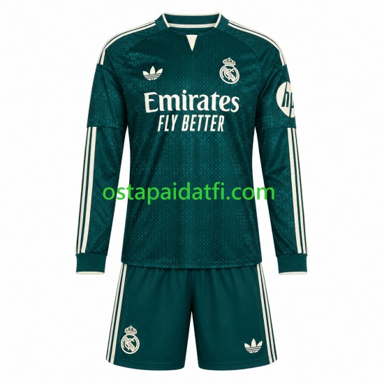 Real Madrid Lapset Vieraspeli Jalkapallopaidat 2026-2027 Pitkähihainen