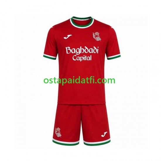 Real Sociedad Lapset Kolmaspeli Jalkapallopaidat 2026-2027 Lyhythihainen