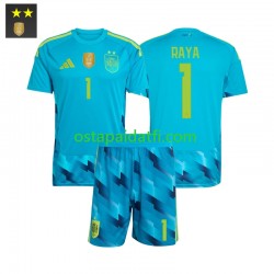 Espanja Lapset Maalivahdin Kotipeli Jalkapallopaidat 2026-2027 David Raya 1 Lyhythihainen