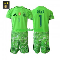 Espanja Lapset Maalivahdin Kolmaspeli Jalkapallopaidat 2026-2027 David Raya 1 Lyhythihainen