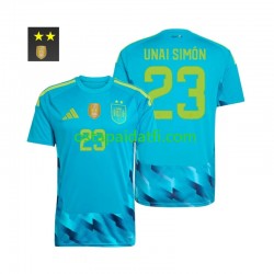 Espanja Miehet Maalivahdin Kotipeli Jalkapallopaidat 2026-2027 Unai Simon 23 Lyhythihainen