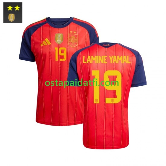 Espanja Miehet Kotipeli Jalkapallopaidat 2026-2027 Lamine Yamal 19 Lyhythihainen