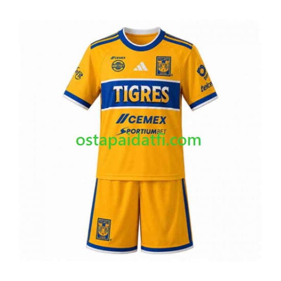 Tigres UANL Lapset Kotipeli Jalkapallopaidat 2026-2027 Lyhythihainen
