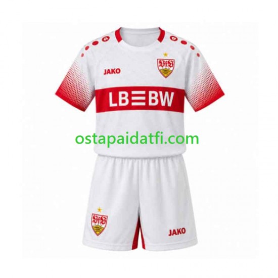 VfB Stuttgart Lapset Vieraspeli Jalkapallopaidat 2026-2027 Lyhythihainen