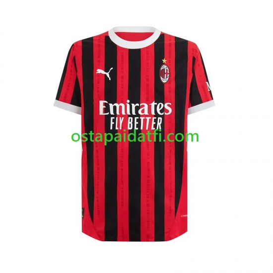 AC Milan Miehet Kotipeli Jalkapallopaidat 2024-2025 Lyhythihainen