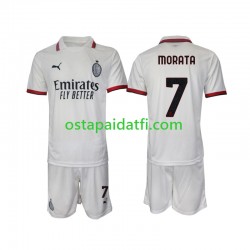 AC Milan Lapset Vieraspeli Jalkapallopaidat 2024-2025 Morata 7 Lyhythihainen