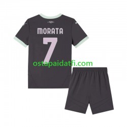AC Milan Lapset Kolmaspeli Jalkapallopaidat 2024-2025 Morata 7 Lyhythihainen