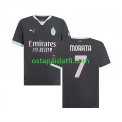 AC Milan Miehet Kolmaspeli Jalkapallopaidat 2024-2025 Morata 7 Lyhythihainen