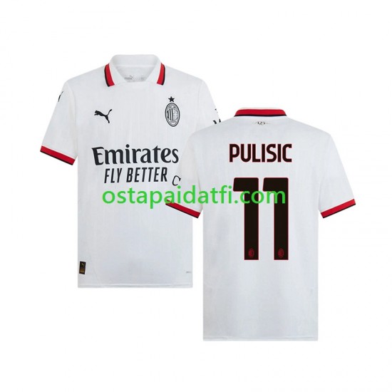 AC Milan Miehet Vieraspeli Jalkapallopaidat 2024-2025 PULISIC 11 Lyhythihainen