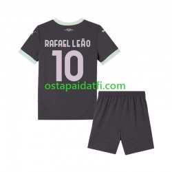 AC Milan Lapset Kolmaspeli Jalkapallopaidat 2024-2025 Rafael Leao 10 Lyhythihainen