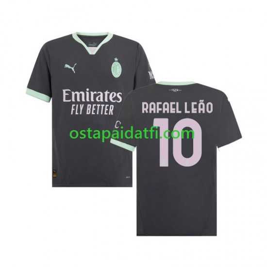 AC Milan Miehet Kolmaspeli Jalkapallopaidat 2024-2025 Rafael Leao 10 Lyhythihainen