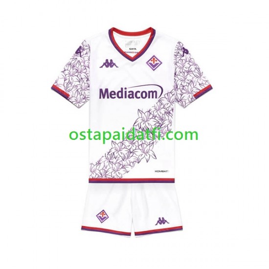 ACF Fiorentina Lapset Vieraspeli Jalkapallopaidat 2023-2024 Lyhythihainen