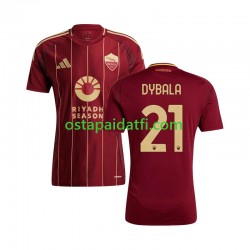 AS Roma Miehet Kotipeli Jalkapallopaidat 2024-2025 Paulo Dybala 21 Lyhythihainen