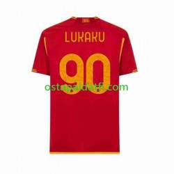 AS Roma Miehet Kotipeli Jalkapallopaidat 2023-2024 Romelu Lukaku 90 Lyhythihainen