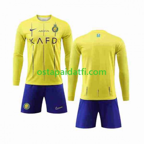 Al-Nassr Lapset Kotipeli Jalkapallopaidat 2023-2024 Pitkähihainen
