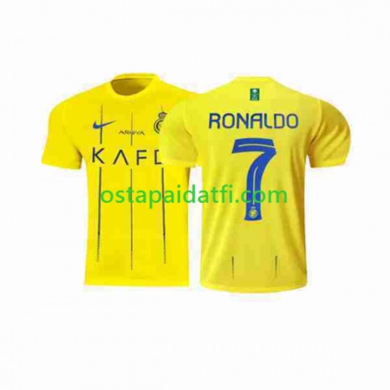 Al-Nassr Miehet Kotipeli Jalkapallopaidat 2023-2024 Ronaldo 7 Lyhythihainen