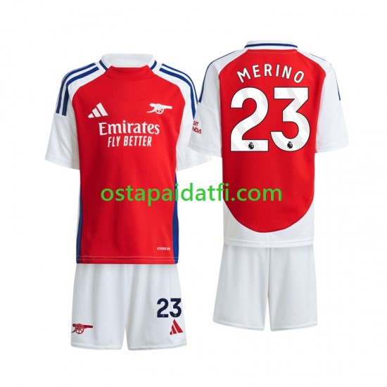 Arsenal Lapset Kotipeli Jalkapallopaidat 2024-2025 Merino 23 Lyhythihainen