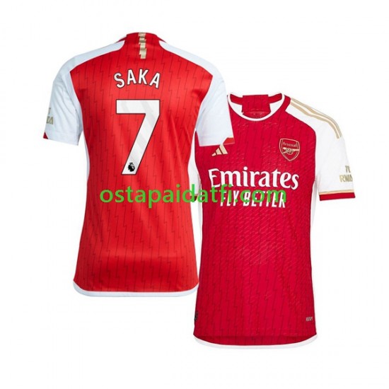 Arsenal Miehet Kotipeli Jalkapallopaidat 2023-2024 Saka 7 Lyhythihainen