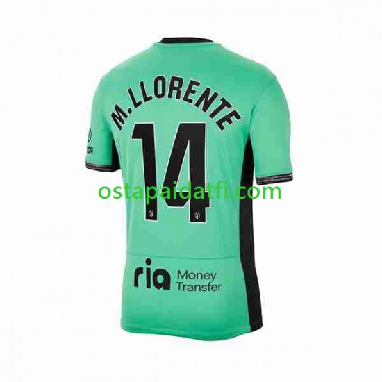 Atlético Madrid Miehet Kolmaspeli Jalkapallopaidat 2023-2024 2 Marcos Llorente 14 Lyhythihainen