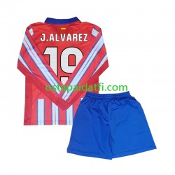 Atlético Madrid Lapset Kotipeli Jalkapallopaidat 2024-2025 Julian Alvarez 19 Pitkähihainen