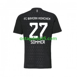 FC Bayern München Miehet Maalivahdin Kotipeli Jalkapallopaidat 2023-2024 Yann Sommer 27 Lyhythihainen