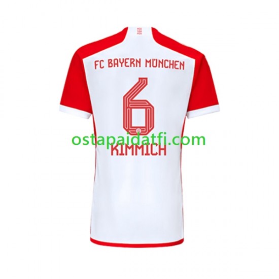 FC Bayern München Miehet Kotipeli Jalkapallopaidat 2023-2024 Joshua Kimmich 6 Lyhythihainen