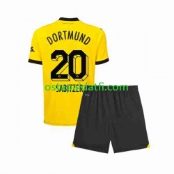 Borussia Dortmund Lapset Kotipeli Jalkapallopaidat 2023-2024 Marcel Sabitzer 20 Lyhythihainen