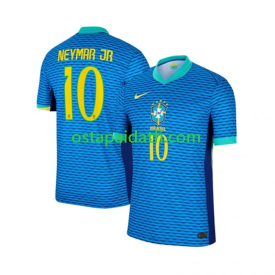 Brasilia Miehet Vieraspeli Jalkapallopaidat Neymar JR 10 2024 Lyhythihainen