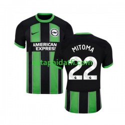 Brighton Hove Albion Miehet Vieraspeli Jalkapallopaidat 2023-2024 Mitoma 22 Lyhythihainen