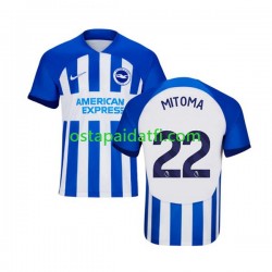Brighton Hove Albion Miehet Kotipeli Jalkapallopaidat 2023-2024 Mitoma 22 Lyhythihainen