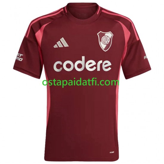 CA River Plate Miehet Vieraspeli Jalkapallopaidat 2024-2025 Lyhythihainen